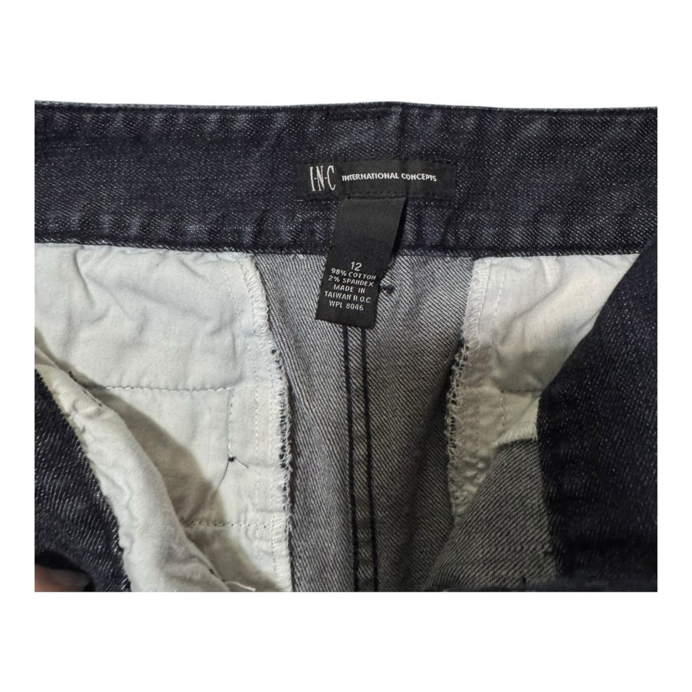 INC International Concepts (EUC) Wide Leg Trouser Jeans, Size 12 - Picture 4 of 8